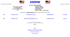 Desktop Screenshot of k9omw.com